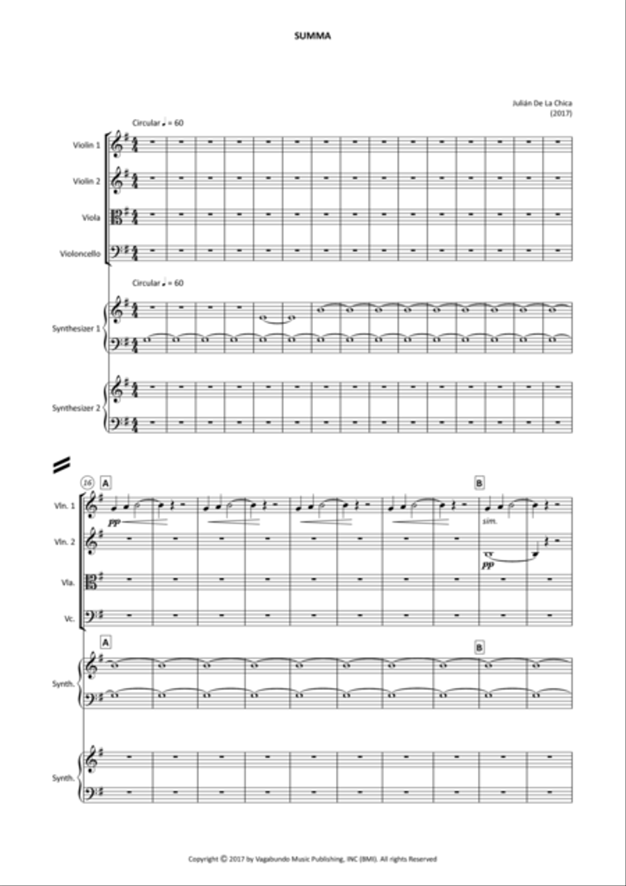 De La Chica: Summa Score and Parts scores gallery preview page 4