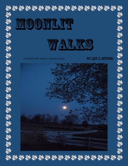 Moonlit Walks, piano solo/duet image number null