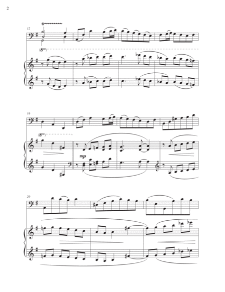 Minuet I • Cello + Piano