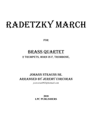 Radetzky March for Brass Quartet