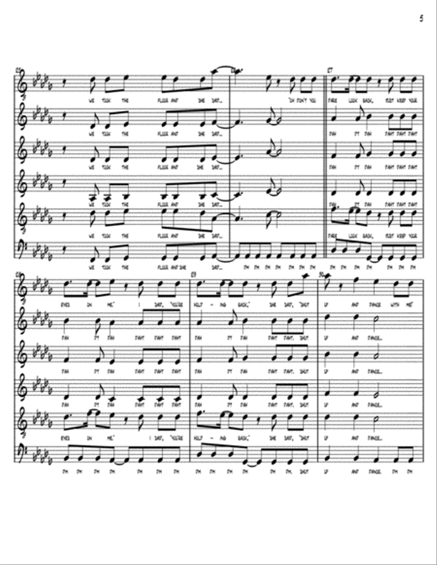Shut Up And Dance Shut Up And Dance Divisi scores gallery preview page 5