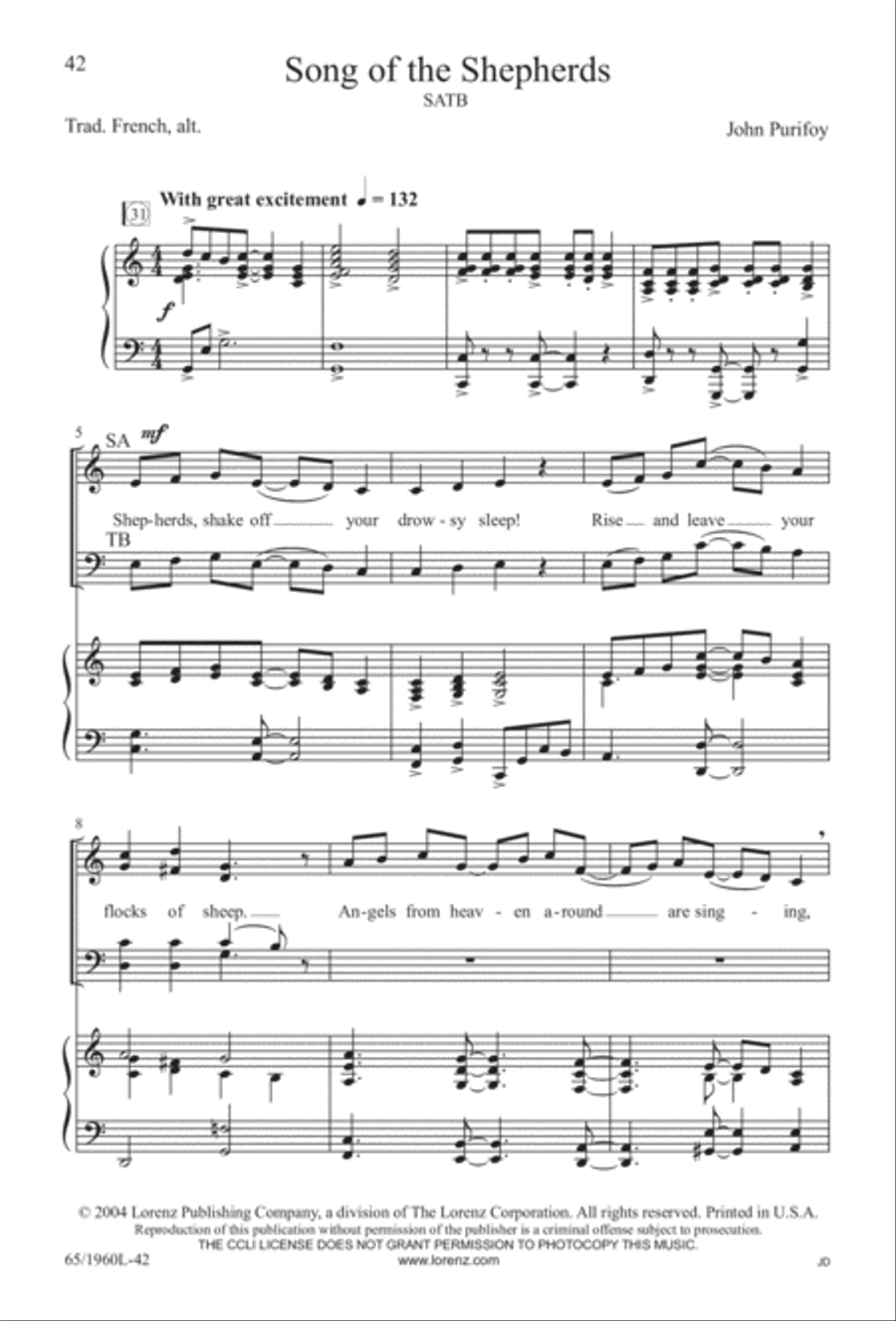 A New Birth...A New Beginning 4-Part scores gallery preview page 43