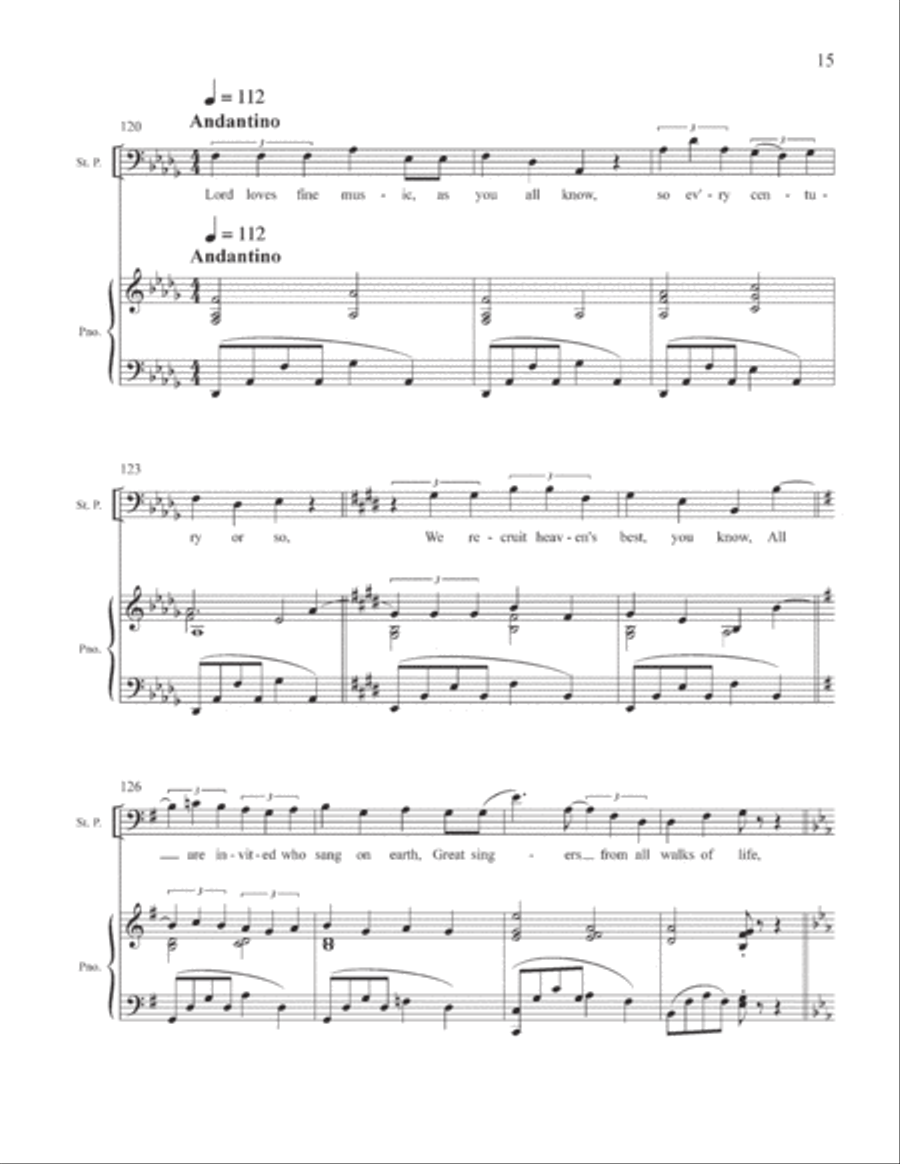 You Are Not Dying, Madame from Too Many Sopranos Voice Solo scores gallery preview page 5