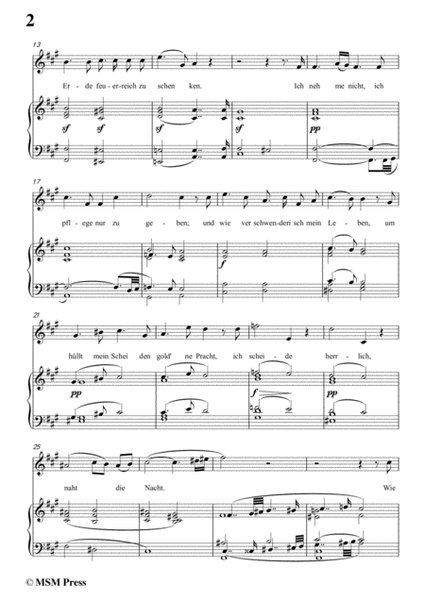 Schubert-Freiwilliges Versinken(Voluntary Oblivion),D.700,in f sharp minor,for Voice&Piano image number null