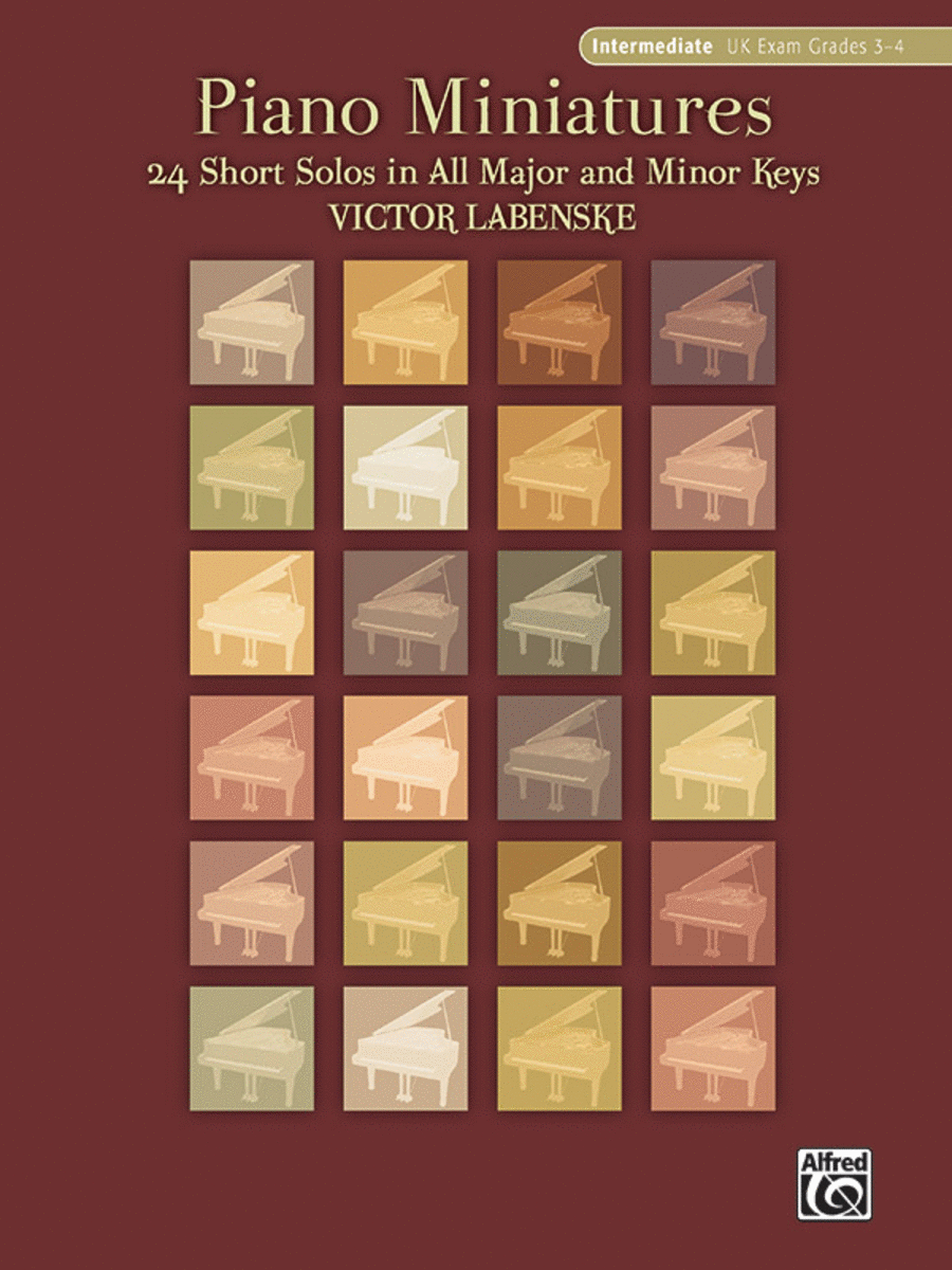 Piano Miniatures in 24 Keys Piano Solo scores gallery preview page 1