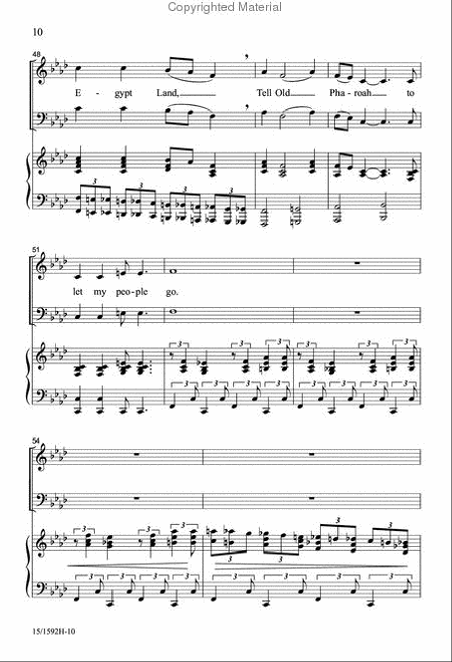 Peter, Go Ring Dem Bells Peter, Go Ring Dem Bells 4-Part scores gallery preview page 9