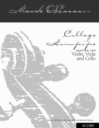 Book cover for College Hornpipe (score - vln, vla, cel)