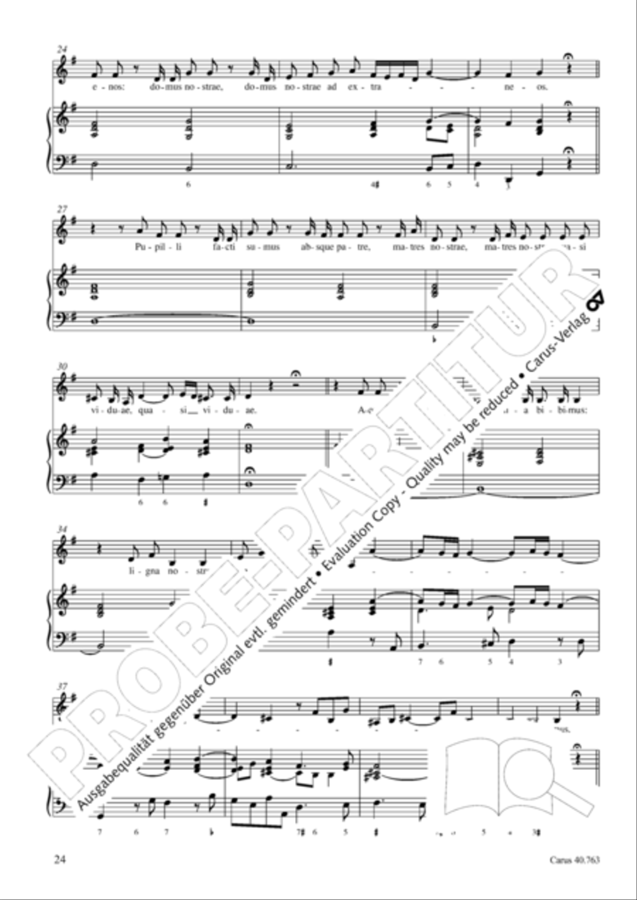 Drei Lamentationen zum Karsamstag Score scores gallery preview page 25