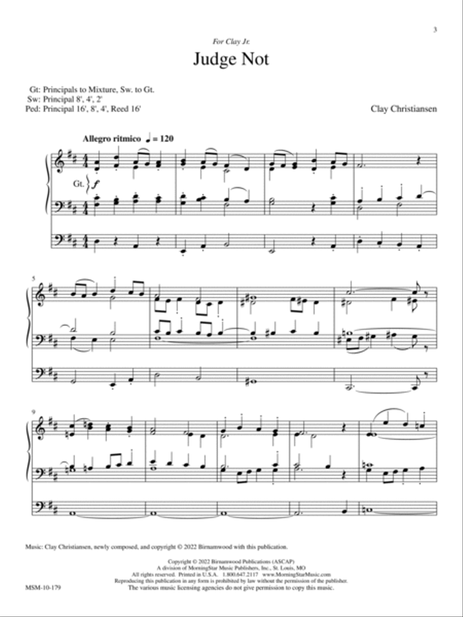 With Gladness With Gladness Organ scores gallery preview page 3