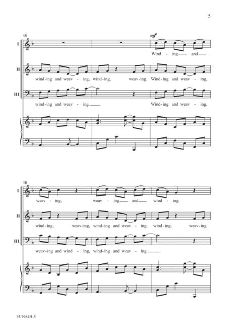 I am Being Woven I am Being Woven 3-Part scores gallery preview page 5