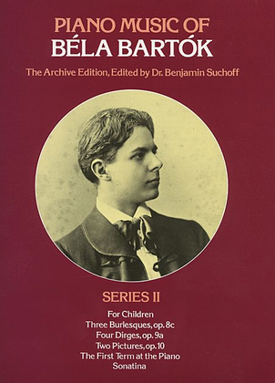 Book cover for Piano Music of Bela Bartok - Series II