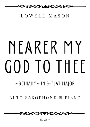 Book cover for Mason - Nearer My God To Thee (Bethany) in B-flat Major - Easy
