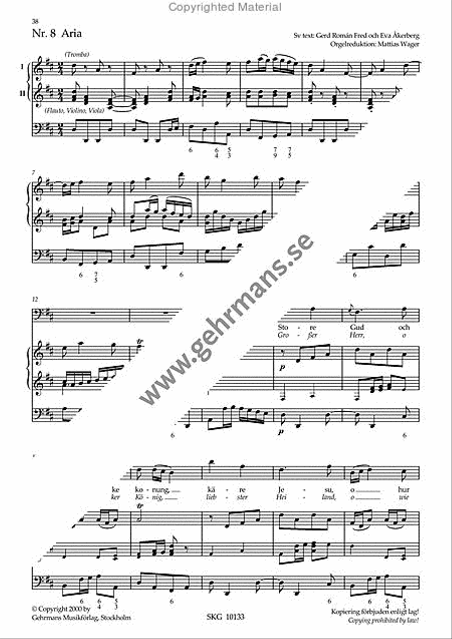 Juloratorium - Kor och orgel 4-Part scores gallery preview page 9