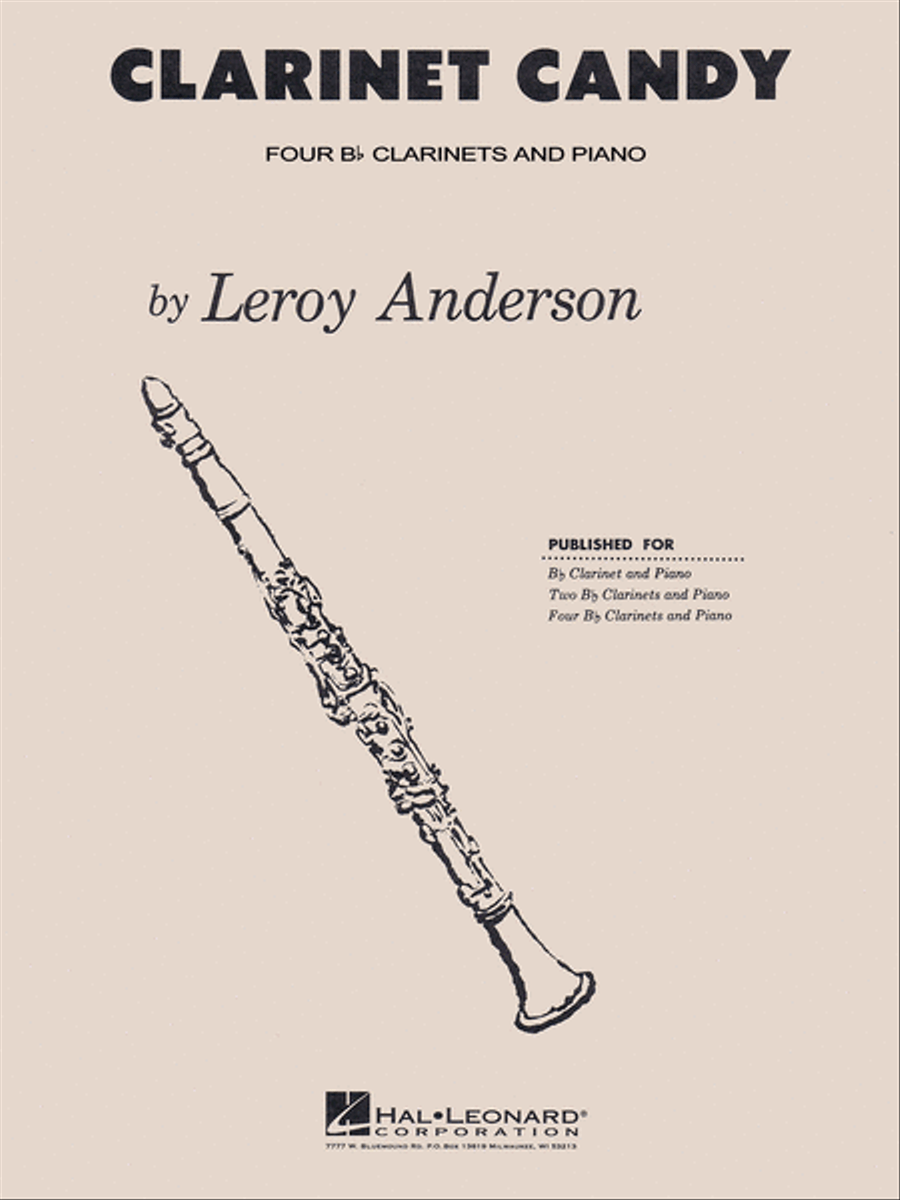 Clarinet Candy Clarinet Quartet scores gallery preview page 1