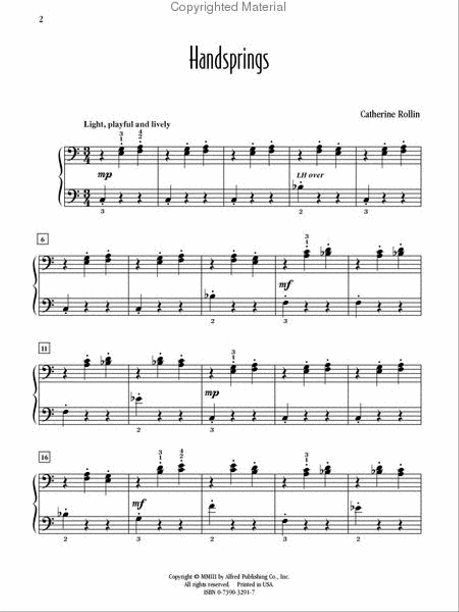 Handsprings Handsprings Easy Piano scores gallery preview page 2