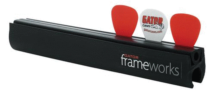 Gator Frameworks Clip-On Guitar Pick and Slide Holder for Microphone Stands