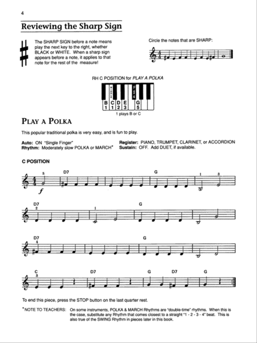 Chord Approach to Electronic Keyboards Lesson Book, Book 2