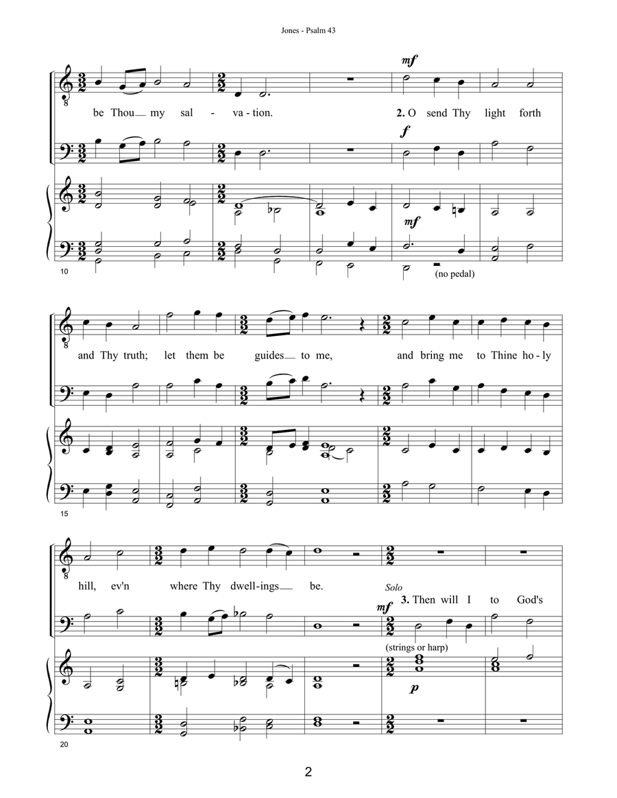 Psalm 43 (Judge Me, O God, and Plead My Cause) TB scores gallery preview page 2