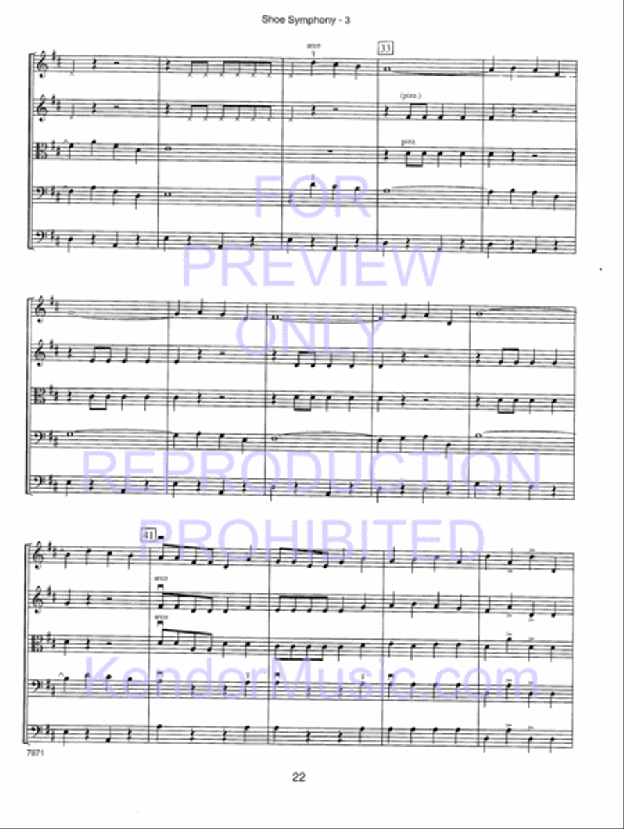Kendor Concert Favorites , Volume 1 (Score) - with MP3s String Orchestra scores gallery preview page 27