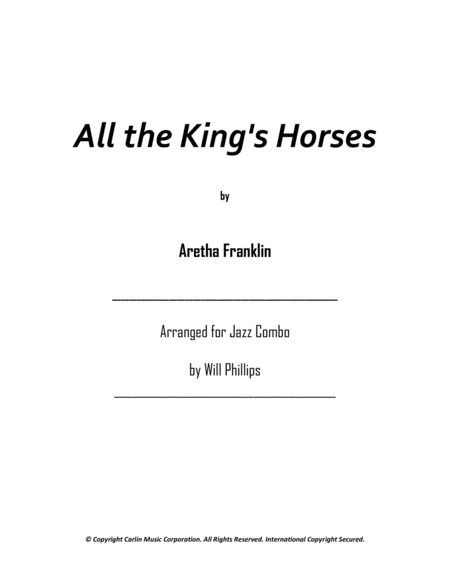 All The King's Horses image number null