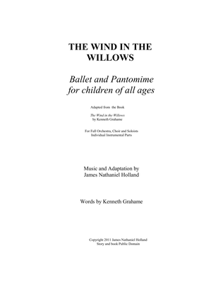 The Wind in the Willows, A Ballet Pantomime in Three Acts Individual Instrumental Parts