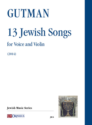 Book cover for 13 Jewish Songs for Voice and Violin (2014)