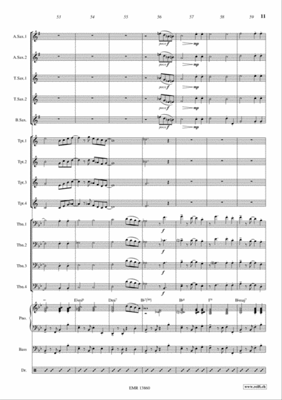 Zodiac Zodiac Big Band scores gallery preview page 12