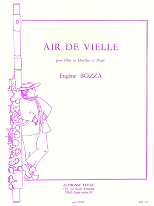 Book cover for Air De Vielle (flute & Piano)