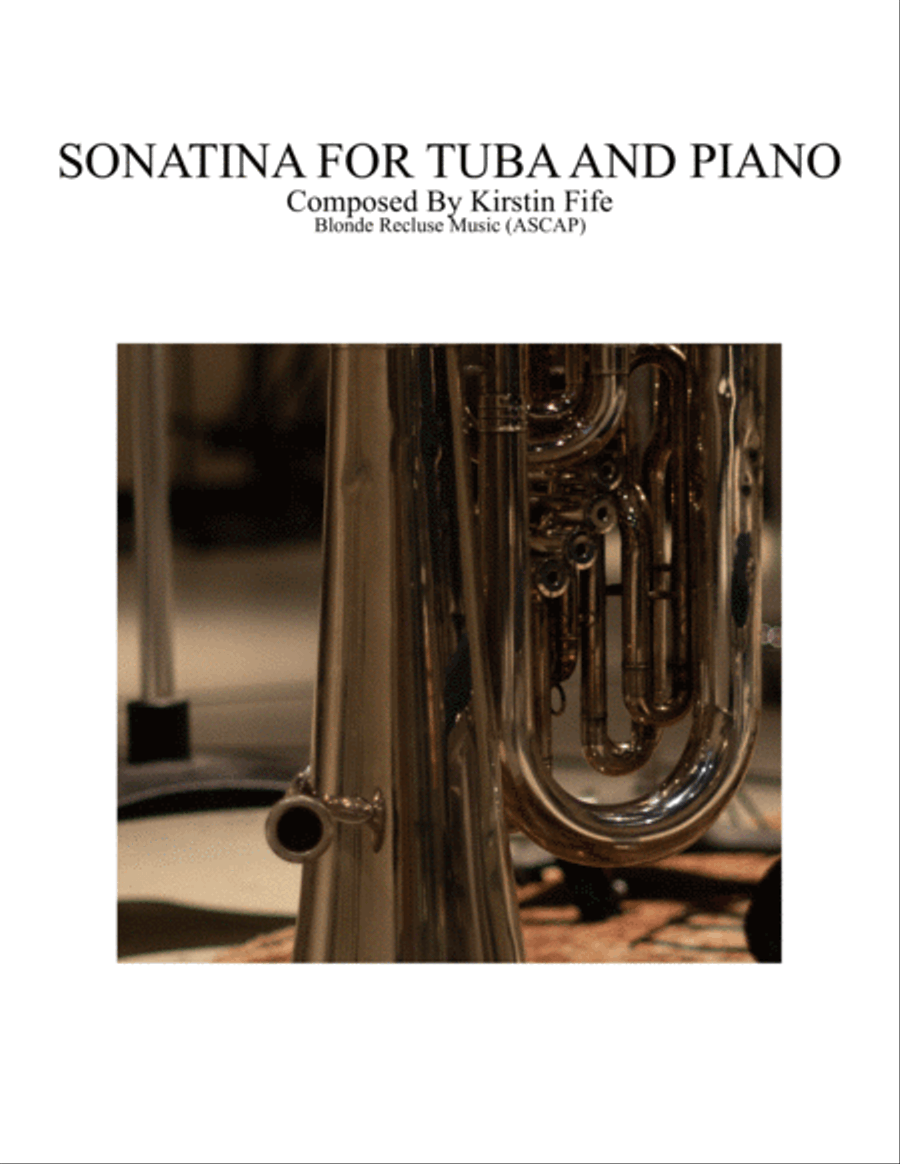 Sonatina For Tuba and Piano Tuba scores gallery preview page 1