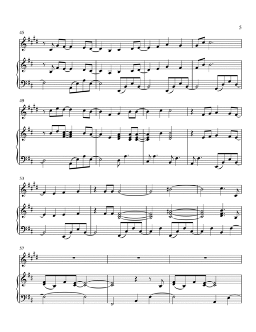 Mary, Did You Know? Small Ensemble scores gallery preview page 5