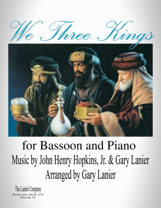 Book cover for WE THREE KINGS (for Bassoon and Piano - Score and Part included)