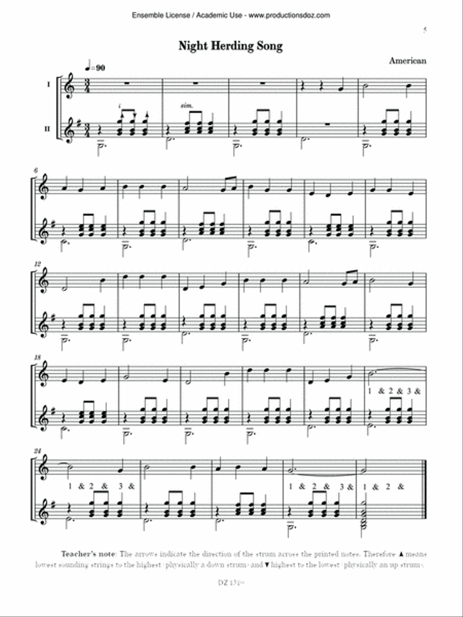 Guitar for the Young, book 2 Classical Guitar scores gallery preview page 5