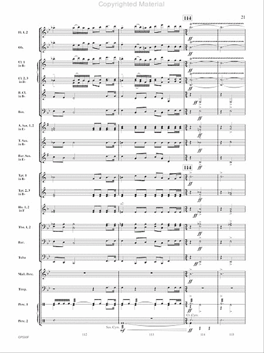 Fantasy on Early American Tunes Fantasy on Early American Tunes Concert Band scores gallery preview page 22