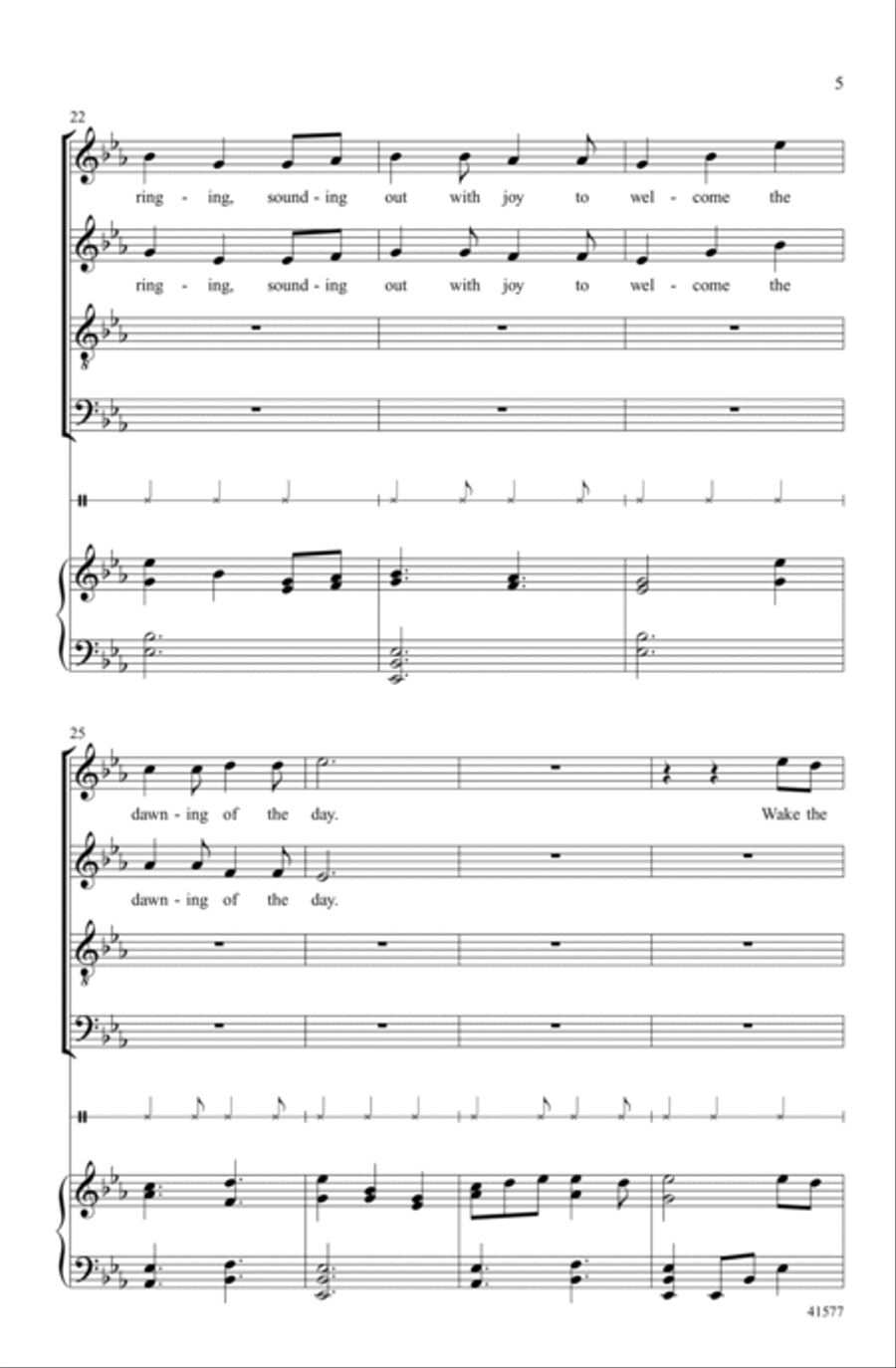 Hear the Bells Hear the Bells Choir scores gallery preview page 4