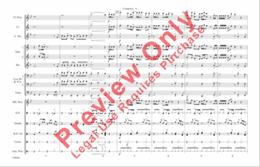 Party in the U.S.A. Marching Band scores gallery preview page 7