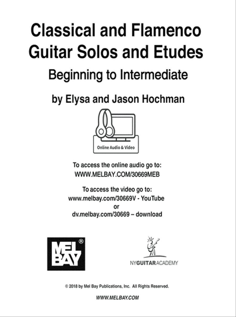 Classical and Flamenco Guitar Solos and Etudes Lute scores gallery preview page 2