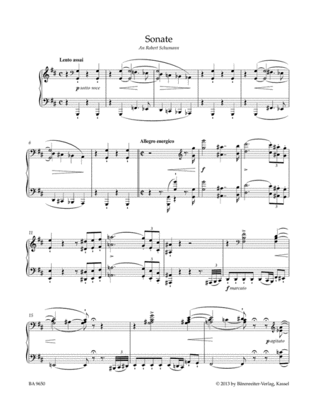 Sonata for Piano in B minor