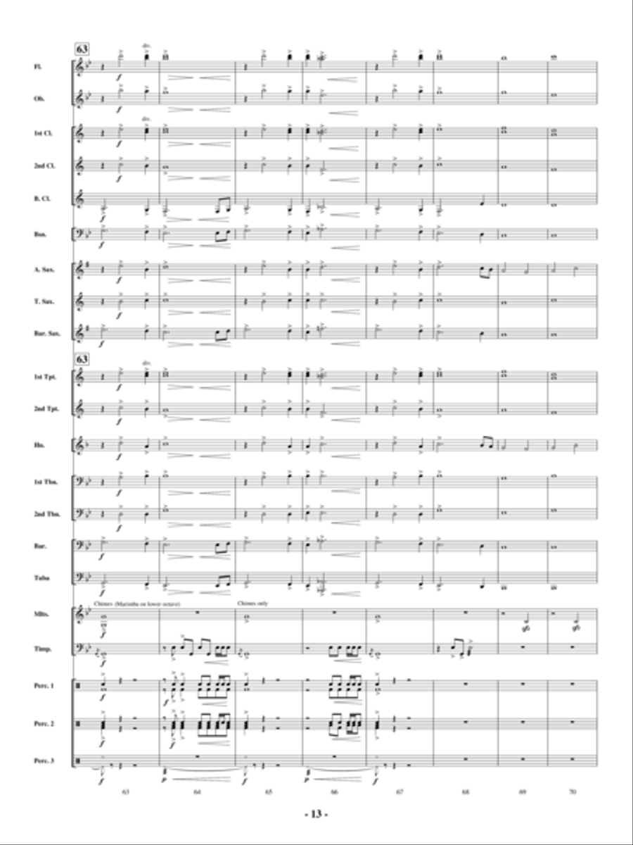 Repercussions Repercussions Concert Band scores gallery preview page 12