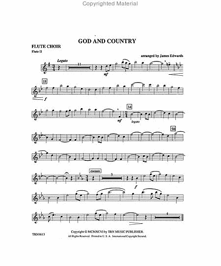 God and Country (Flute Choir)