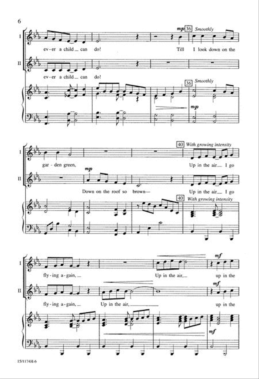 The Swing Unison Choir scores gallery preview page 6