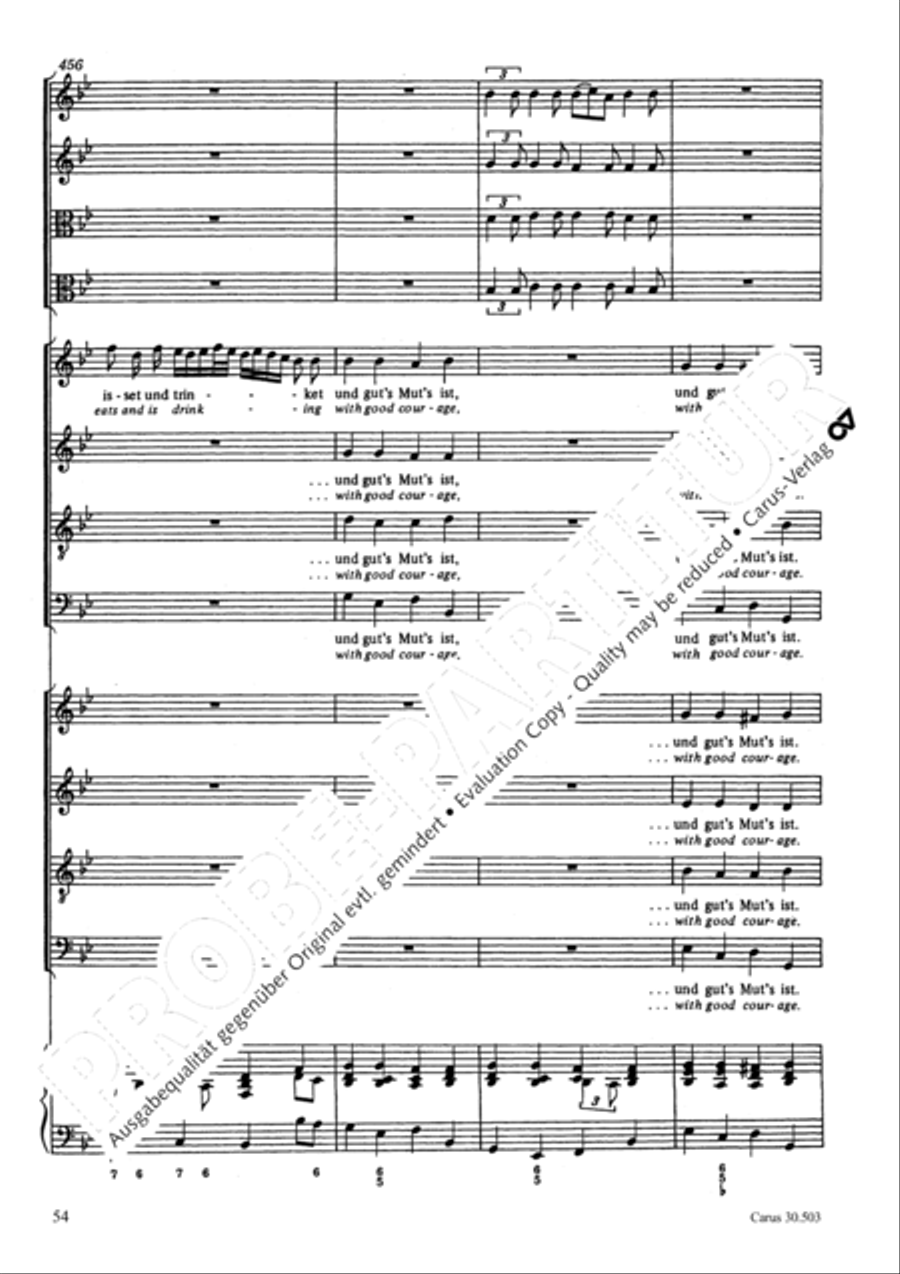 My beloved, you are fair (Meine Freundin, du bist schon) 4-Part scores gallery preview page 57