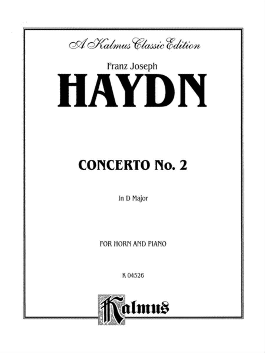 Horn Concerto No. 2 Horn Concerto No. 2 Small Ensemble scores gallery preview page 2