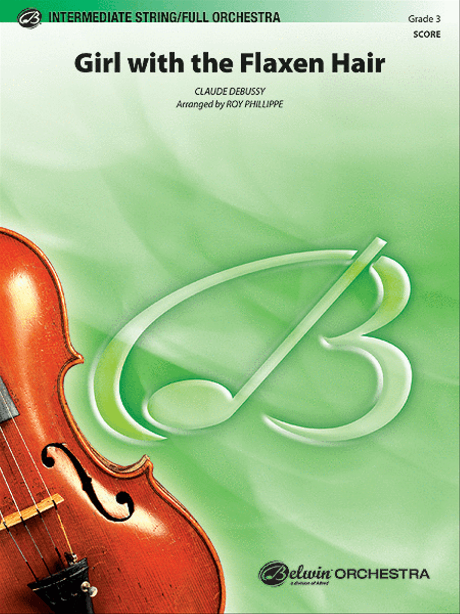 Girl with the Flaxen Hair (score only) Full Orchestra scores gallery preview page 1