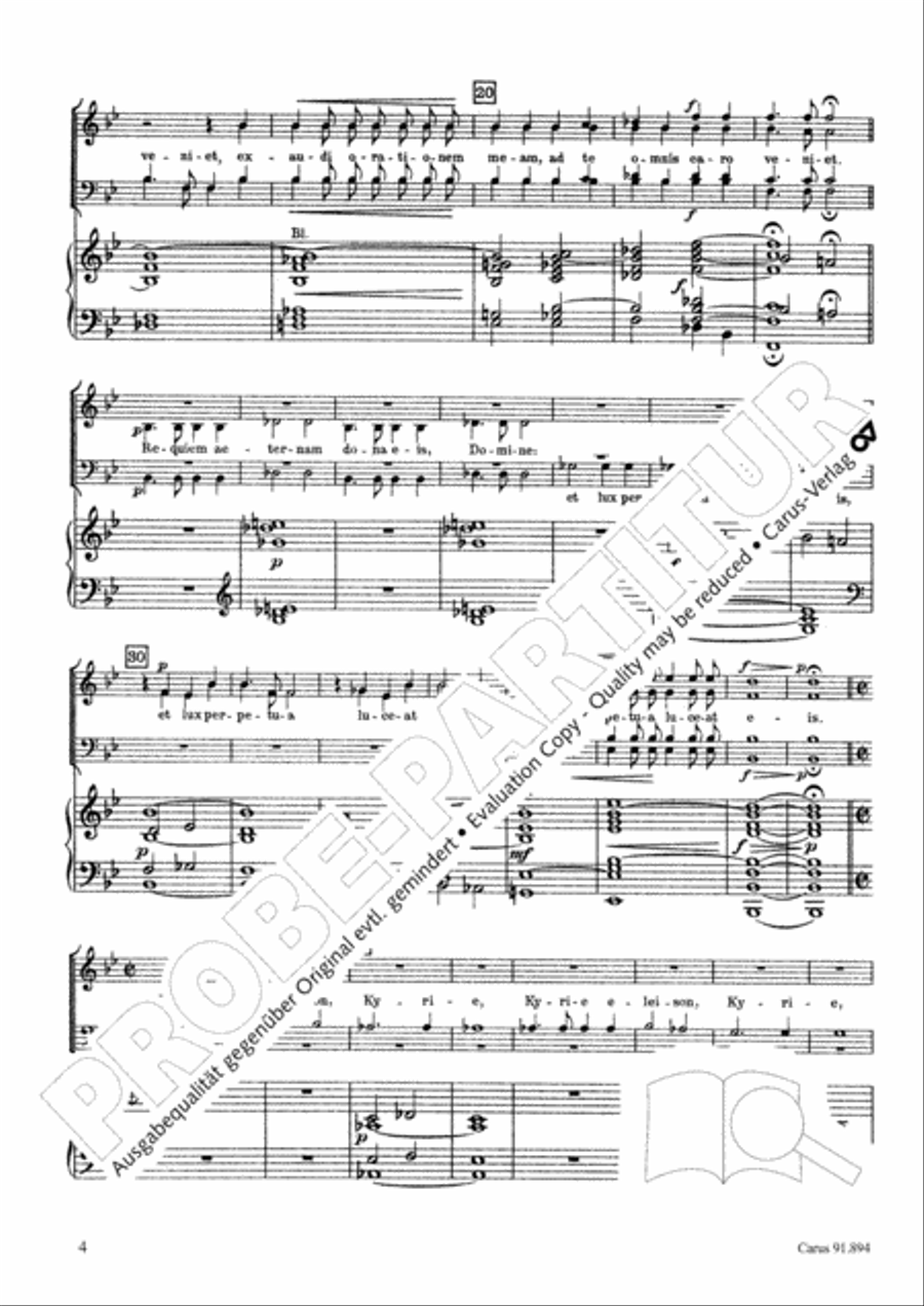 Requiem 4-Part scores gallery preview page 5