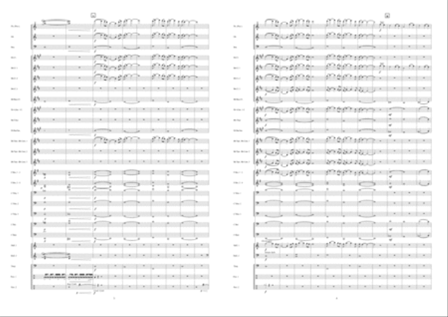 The Last Of The Mohicans Fanfare Band scores gallery preview page 3