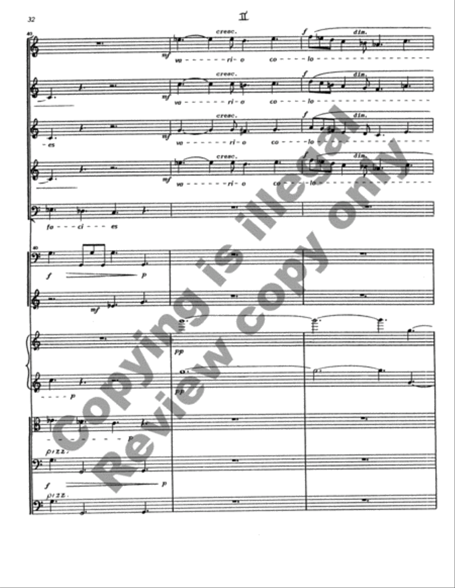 Cantata Rustica (Full/Choral Score) Choir scores gallery preview page 33