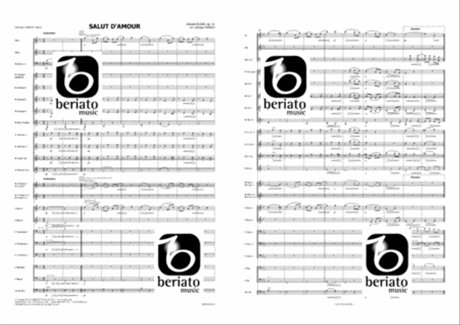 Salut d'Amour Concert Band scores gallery preview page 2