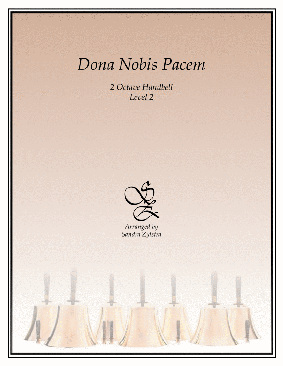 Dona Nobis Pacem (2 octave handbells) 2-Octaves scores gallery preview page 1