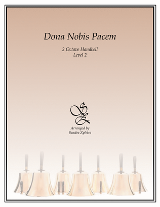 Book cover for Dona Nobis Pacem (2 octave handbells)