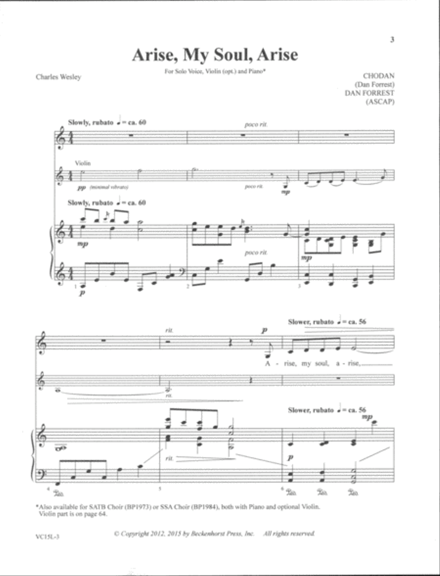 Sacred Solos of Dan Forrest - low voice Low Voice scores gallery preview page 2